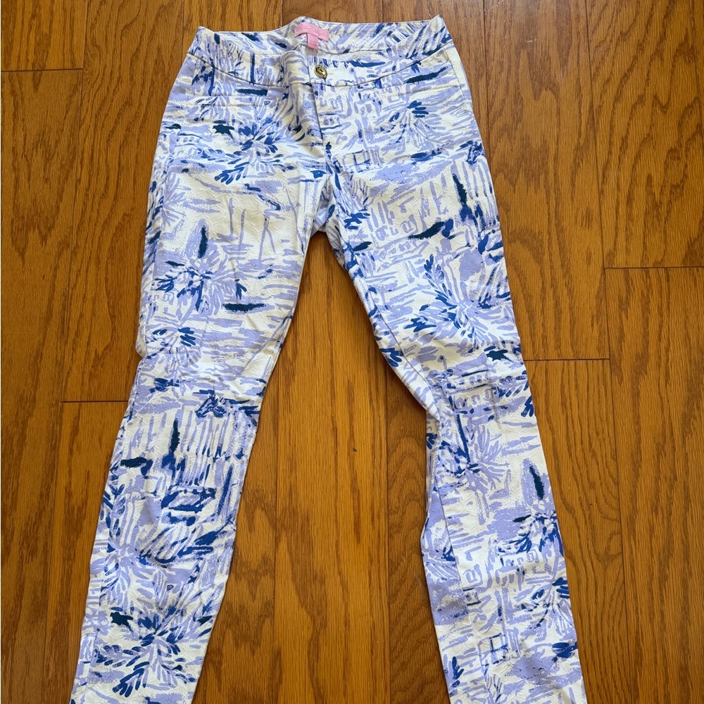 Lilly Pulitzer Patterned Pants Size 00